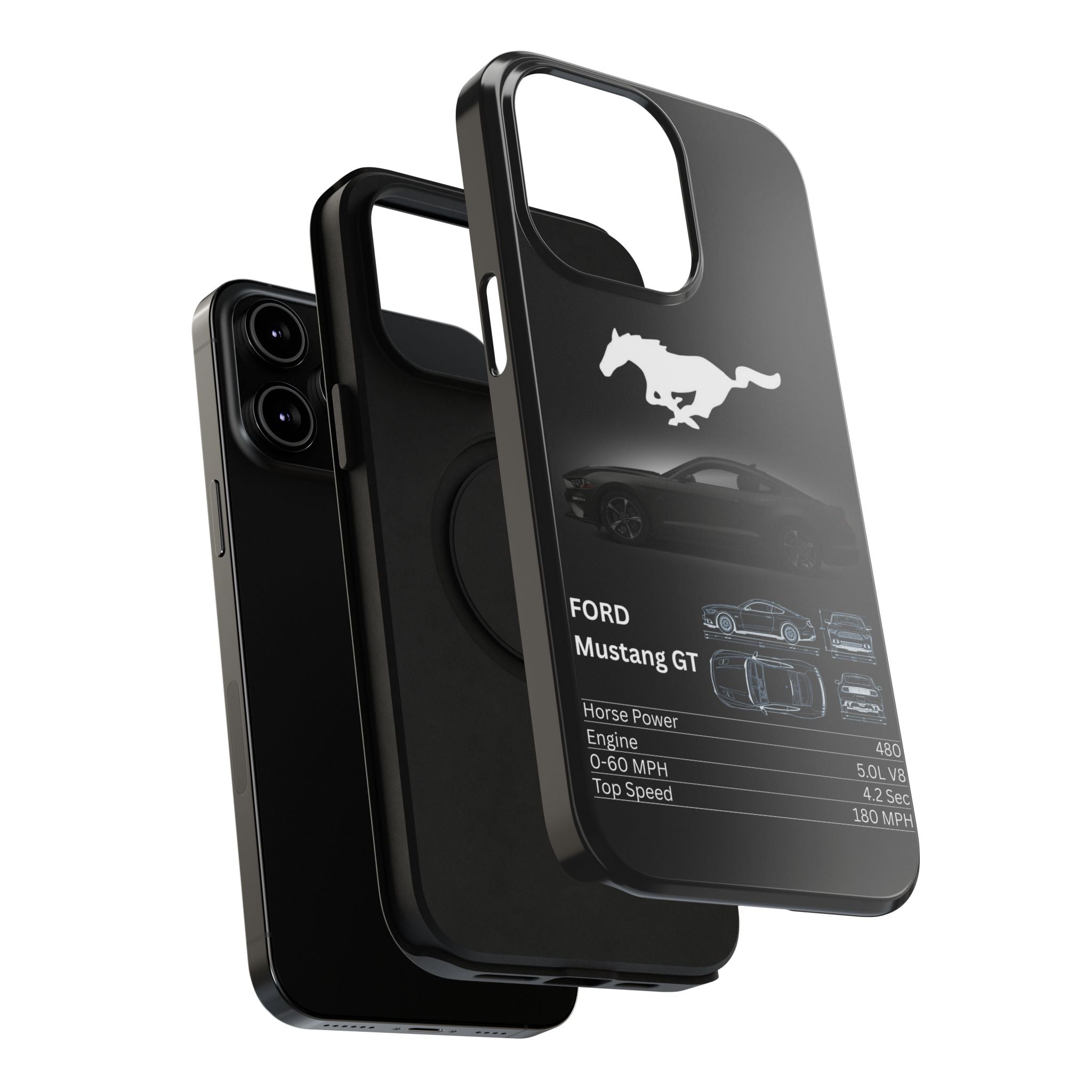 Ford Mustang GT Impact-Resistant Phone Case Iphone 14
