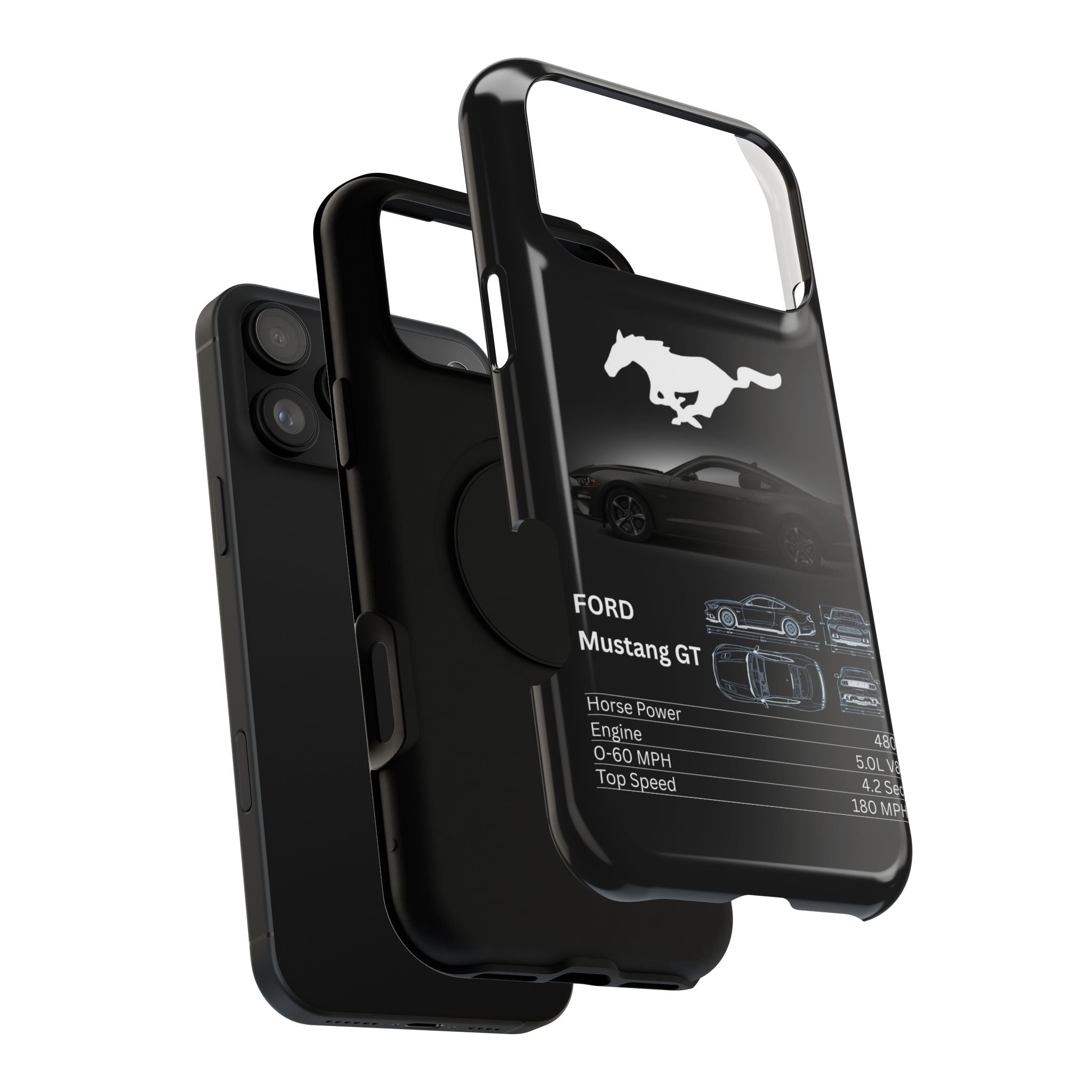 Ford Mustang GT Impact-Resistant Phone Case