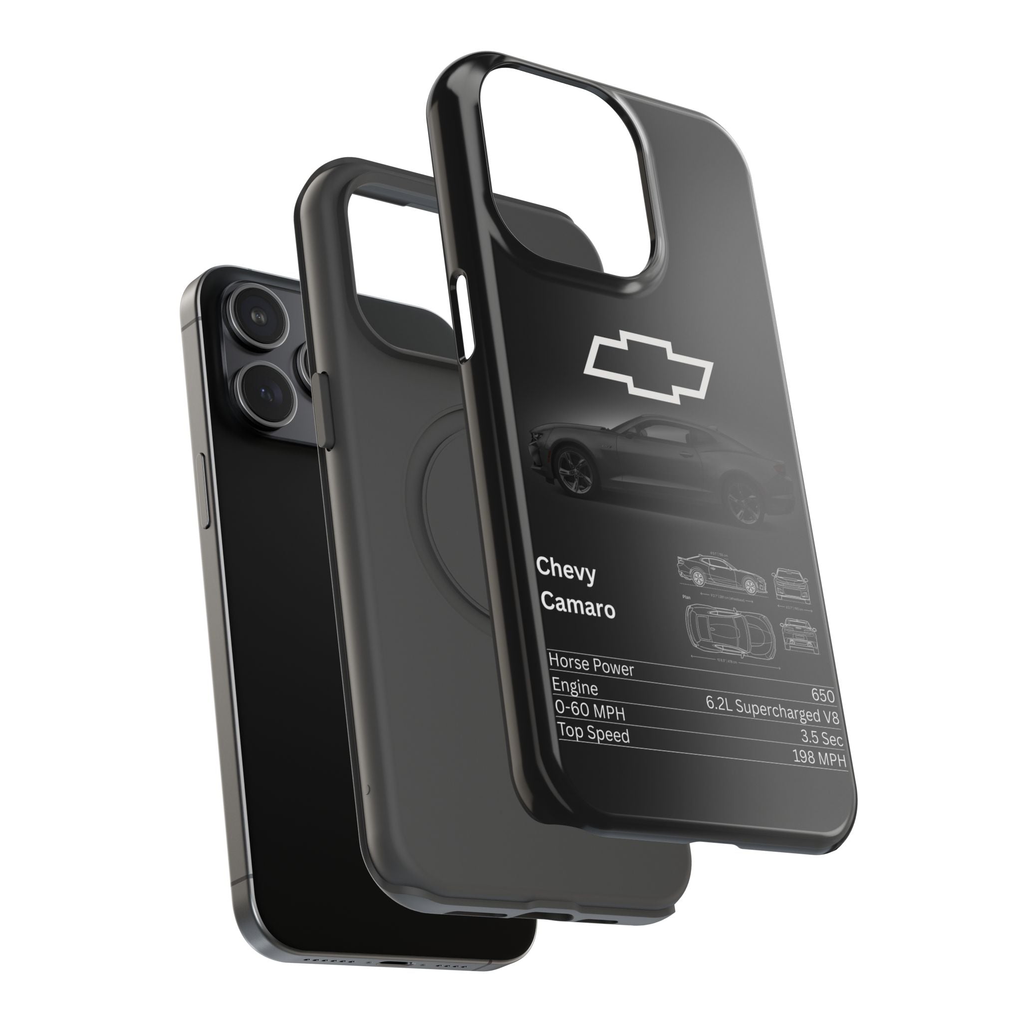 Chevy Camaro Impact-Resistant Phone Case Iphone 15
