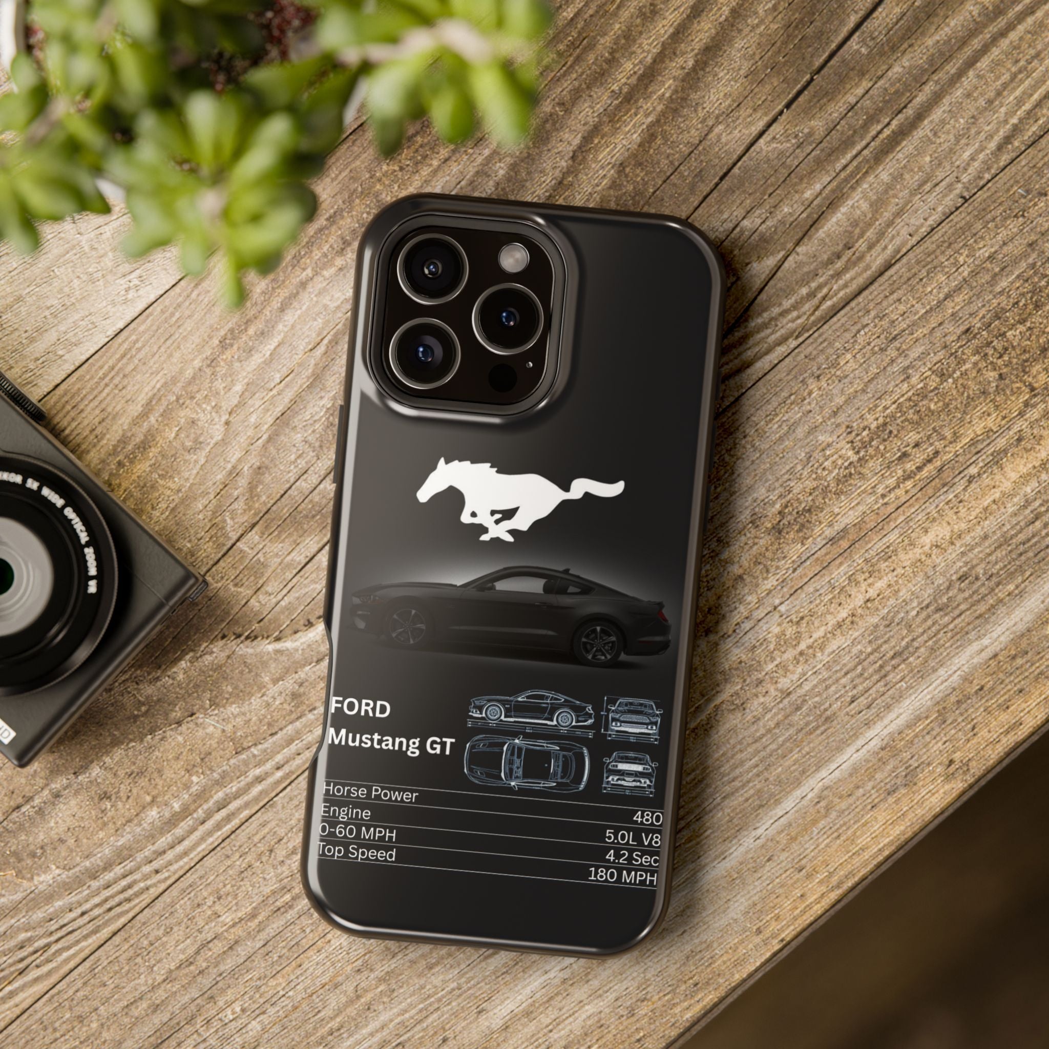 Ford Mustang GT Impact-Resistant Phone Case