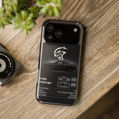 Dodge Challenger Impact-Resistant Phone Case iPhone 17