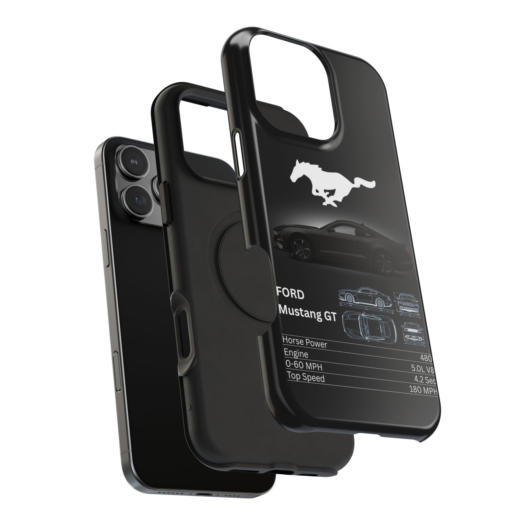 Ford Mustang GT Impact-Resistant Phone Case