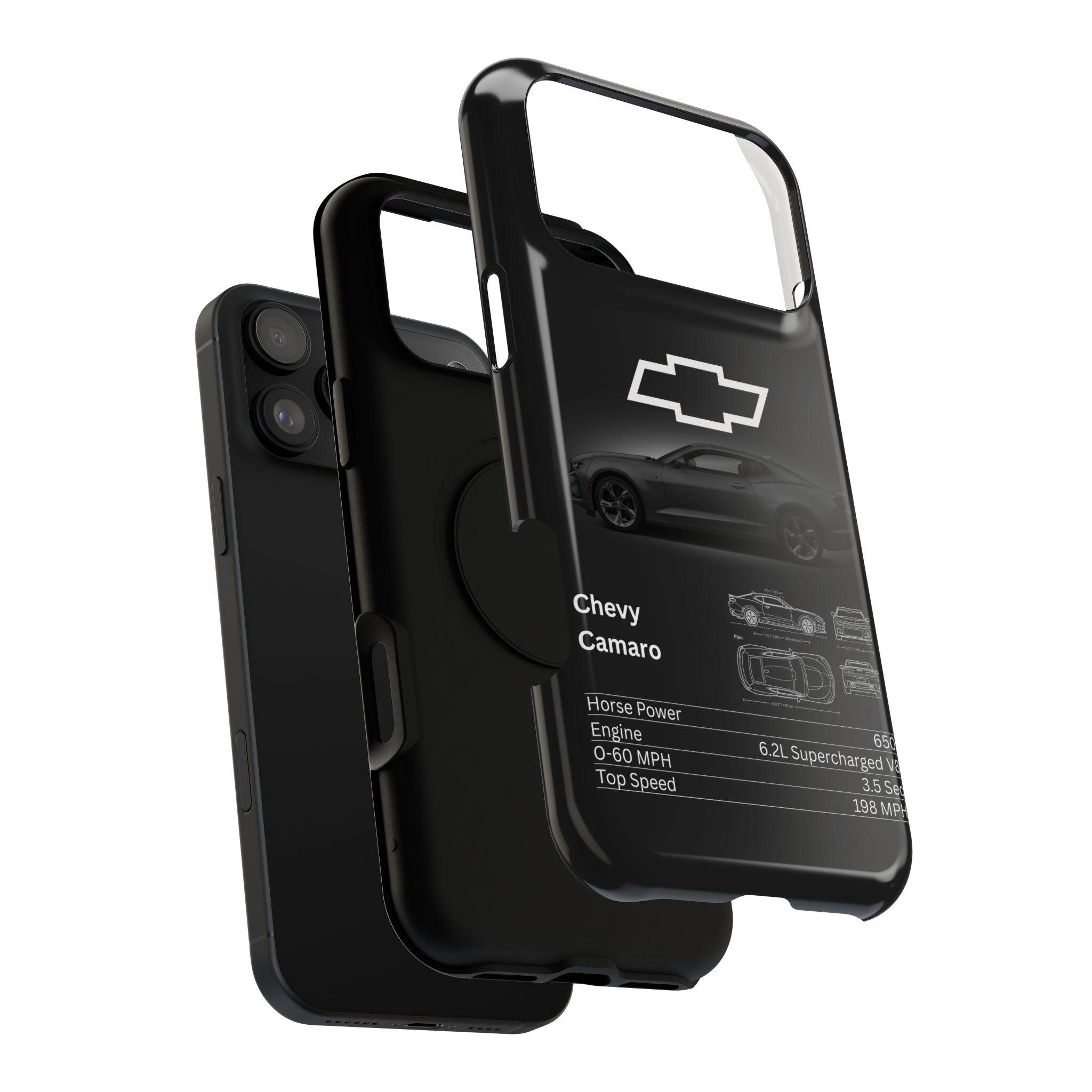 Chevy Camaro Impact-Resistant Phone Case iPhone 17